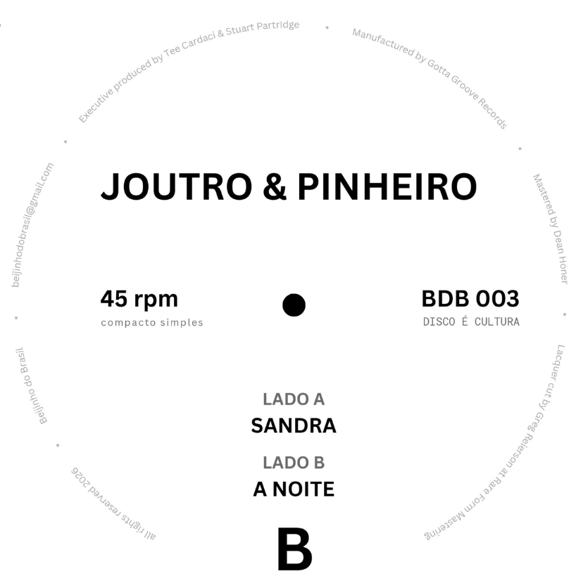 Joutro & Pinheiro 45 label
